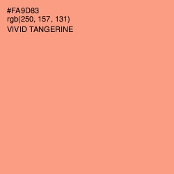 #FA9D83 - Vivid Tangerine Color Image