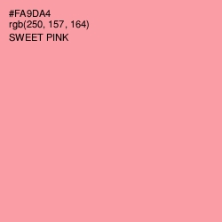 #FA9DA4 - Sweet Pink Color Image