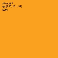 #FAA11F - Sun Color Image