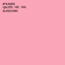 #FAA6B8 - Sundown Color Image
