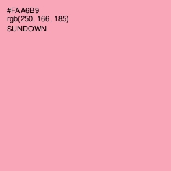 #FAA6B9 - Sundown Color Image