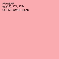 #FAABAF - Cornflower Lilac Color Image