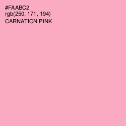 #FAABC2 - Carnation Pink Color Image