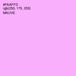 #FAAFFD - Mauve Color Image