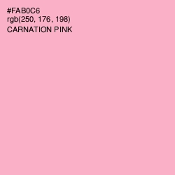 #FAB0C6 - Carnation Pink Color Image