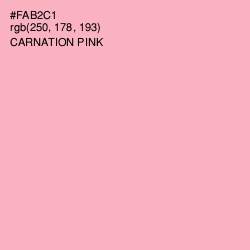 #FAB2C1 - Carnation Pink Color Image