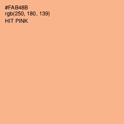 #FAB48B - Hit Pink Color Image