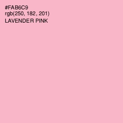 #FAB6C9 - Lavender Pink Color Image