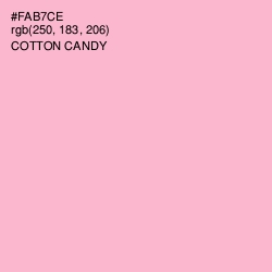 #FAB7CE - Cotton Candy Color Image