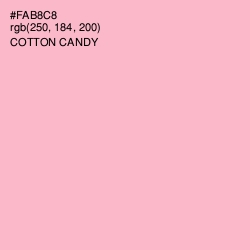 #FAB8C8 - Cotton Candy Color Image