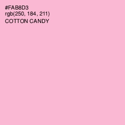 #FAB8D3 - Cotton Candy Color Image