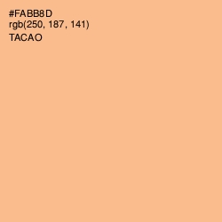 #FABB8D - Tacao Color Image