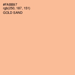 #FABB97 - Gold Sand Color Image