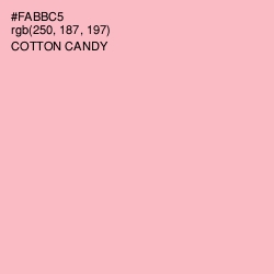 #FABBC5 - Cotton Candy Color Image