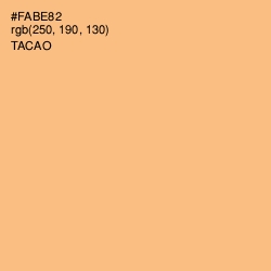 #FABE82 - Tacao Color Image