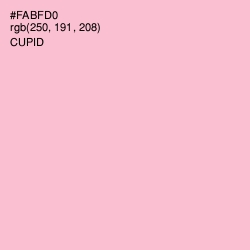 #FABFD0 - Cupid Color Image