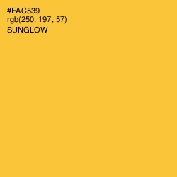 #FAC539 - Sunglow Color Image