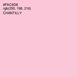 #FAC6D8 - Chantilly Color Image