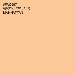 #FAC997 - Manhattan Color Image