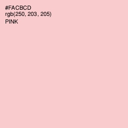 #FACBCD - Pink Color Image