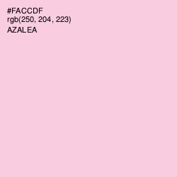 #FACCDF - Azalea Color Image