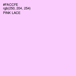 #FACCFE - Pink Lace Color Image