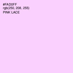 #FAD0FF - Pink Lace Color Image