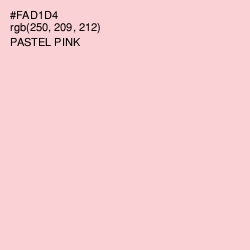 #FAD1D4 - Pastel Pink Color Image
