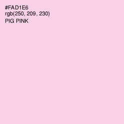#FAD1E6 - Pig Pink Color Image