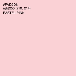 #FAD2D6 - Pastel Pink Color Image