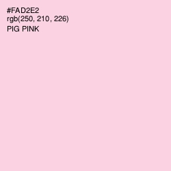 #FAD2E2 - Pig Pink Color Image