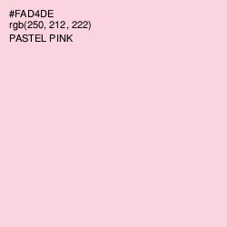 #FAD4DE - Pastel Pink Color Image