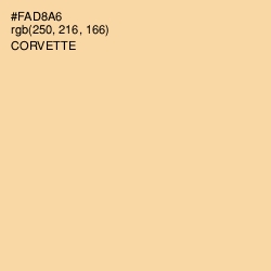 #FAD8A6 - Corvette Color Image