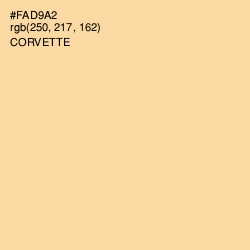 #FAD9A2 - Corvette Color Image