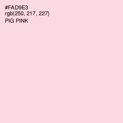 #FAD9E3 - Pig Pink Color Image