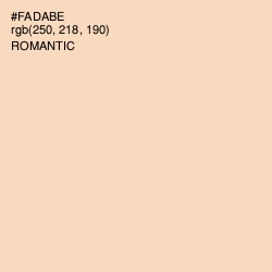 #FADABE - Romantic Color Image