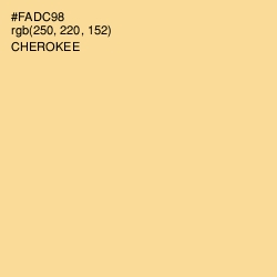 #FADC98 - Cherokee Color Image