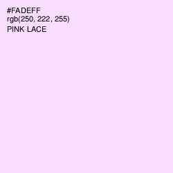 #FADEFF - Pink Lace Color Image