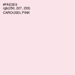 #FAE3E9 - Carousel Pink Color Image