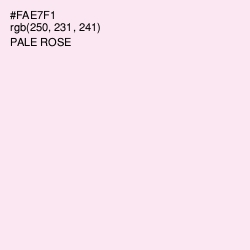 #FAE7F1 - Pale Rose Color Image