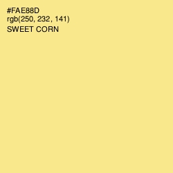 #FAE88D - Sweet Corn Color Image