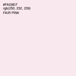 #FAE8EF - Fair Pink Color Image