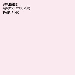 #FAE9EE - Fair Pink Color Image