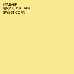#FAEA8F - Sweet Corn Color Image