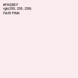 #FAEBEF - Fair Pink Color Image