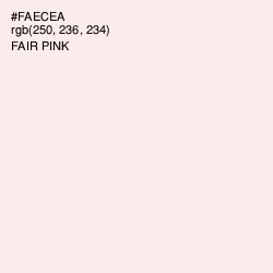 #FAECEA - Fair Pink Color Image