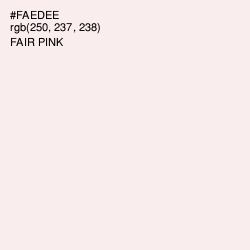 #FAEDEE - Fair Pink Color Image