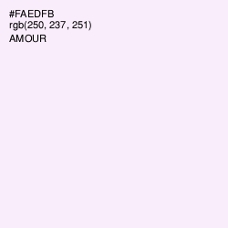#FAEDFB - Amour Color Image