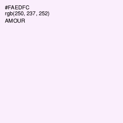 #FAEDFC - Amour Color Image