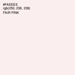 #FAEEEE - Fair Pink Color Image